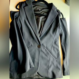 Boston Proper shoulder-less jacket